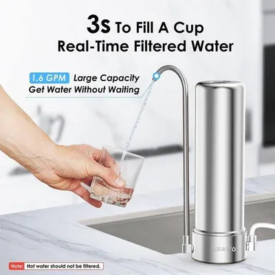 Image de Filtre de drainage - Robinet filtrant - Amélioration du goût - Pièce unique