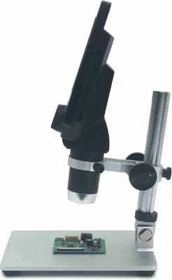 Produktbild von Mikroskop cyfrowy G1200 7-calowy duży kolorowy ekran Duży wyświetlacz LCD 12MP 1-1200X Lupa o ciągłym wzmocnieniu ze stojakiem ze stopu aluminium
