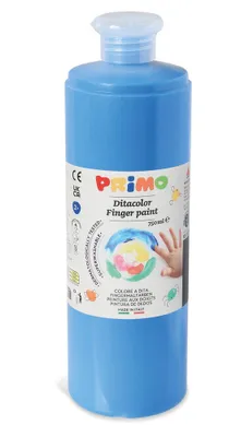 Obrázok produktu pre Farba na maľovanie prstami Primo, 750 ml modrá