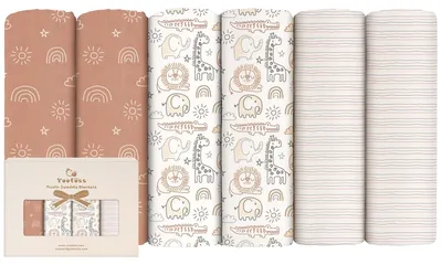 Produktbild von Mousselinedoeken Set, 6 Stück, 70 x 70 cm, Baumwolle, für Babys und Kleinkinder
