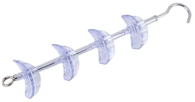 Produktbild von Drehbarer Handtaschenhalter, Geldbörse, Taschenaufhänger, Hängeregal, Aufbewahrungsorganisator, transparent