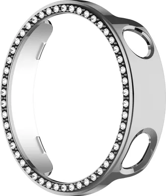 Obrázok produktu pre INF Ochranné puzdro pre Xiaomi Watch S4 41mm s jednoradovými diamantmi Strieborná