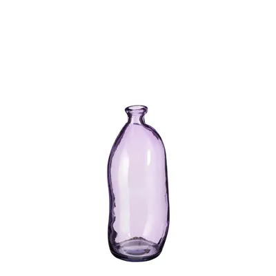 Produktbild von Mica Decorations Vase Pinto - 13x13x35 cm - Glas - Lila