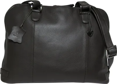 Produktbild von JOSYBAG Ledertasche KIMBERLEY - espresso - DIN A4 tauglich Shopper Arbeitstasche dunkelbraun braun natur