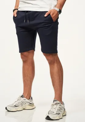 Produktbild von SOULSTAR Herren Sweatshorts mit Gummibund Slim-Fit für Herren Kurze Hose Sporthose Sommershorts mit elastischem Bund