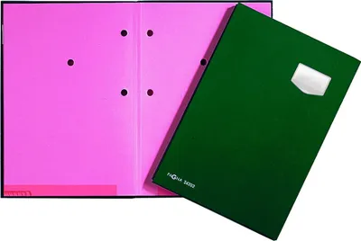 Produktbild von Unterschriftsmappe 10 Fächer Eco grün Packung mit 15 Stück