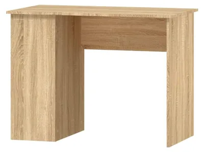 Produktbild von Schreibtisch für das Home Office, Bürotisch mit Stauraum, Arbeitszimmertisch 100 x 55 x 75 cm (B x T x H) aus Holzwerkstoff in Sonoma-Eiche