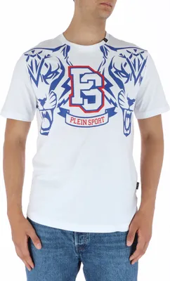 Image de T-shirt homme PLEIN SPORT TIPS119 Couleur : blanc, Taille : S