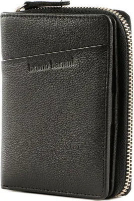 Produktbild von bruno banani Geldbörse Wallet Zip With Flap Black schwarz