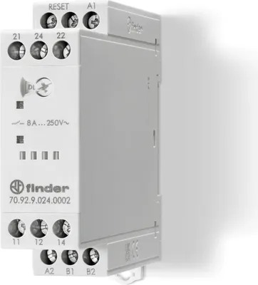 Produktbild von Finder Thermistor-Motorschutzrelais 24 V/AC 2 Wechsler 1 St. 70.92.0.024.0002 (70.92.0.024.0002)