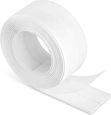 Produktbild von Isolbau - Dichtungsband Selbstklebend Dusche - 38 mm PVC Fugen-Dichtband für Bad & Küche - Wannendichtband Wasserdicht - Abdichtung für Badewannen, Waschbecken, Toiletten, Arbeitsplatten