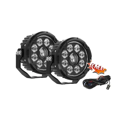 Obrázok produktu pre LED svetlá na motorku, jas 90000 lúmenov, vodotesné IP68, 2PC svetlo s drôtom