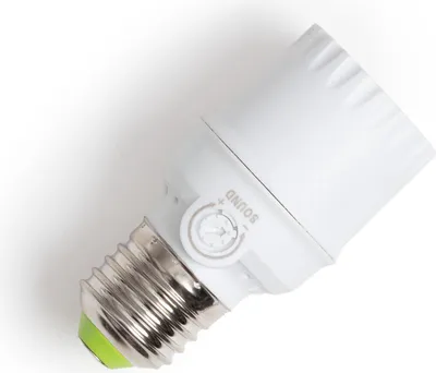 Produktbild von Geräusch Sensor für E27-Glühbirnen Weiß