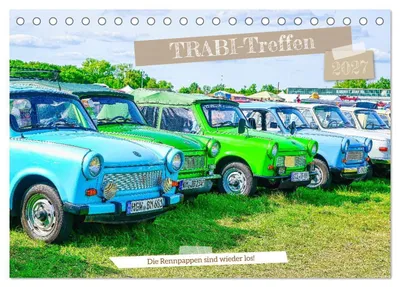 Produktbild von Trabi-Treffen (Tischkalender 2027 DIN A5 quer), CALVENDO Monatskalender