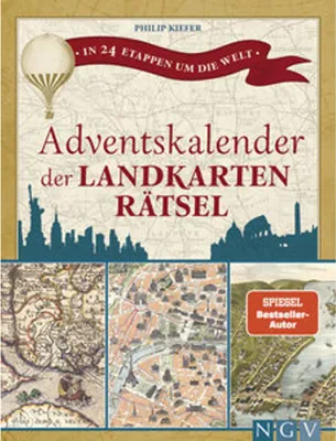 Produktbild von Adventskalender der Landkartenrätsel. In 24 Etappen um die Welt