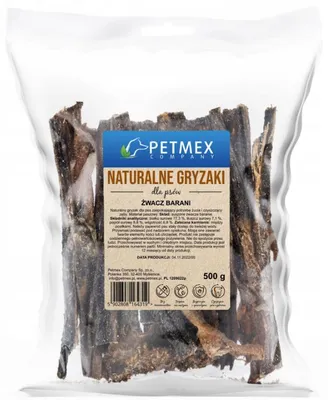 Obrázok produktu pre PETMEX jehňacie žalúdky – pochúťka pre psov – 500 g