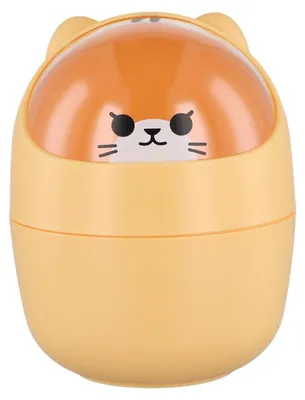 Image de Petits poubelles de bureau avec couvercle, porte-stylos, en plastique, 1 pièce, pour bureau
