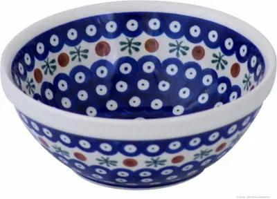 Produktbild von Original Bunzlauer Keramik 800 ml Schüssel Schale Ø17,8 cm Müslischale Dessertschale Kompottschale [Form 1] dickwandig und robust im Design 41