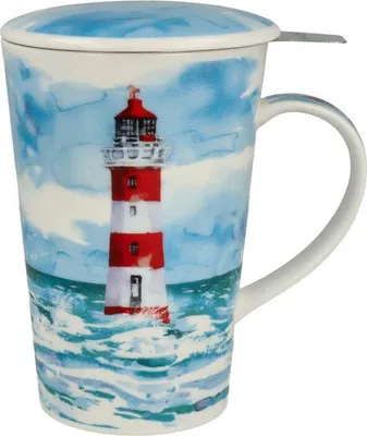 Immagine prodotto di Tazza Shetland, "Solitude" con coperchio e filtro in acciaio inossidabile