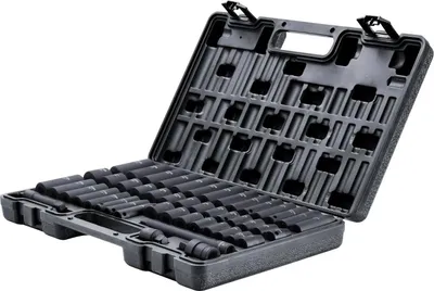 Zdjęcie produktu dla Nasadki udarowe 1/2'' 34el głębokie 8–36 mm Cr-Mo, w walizce