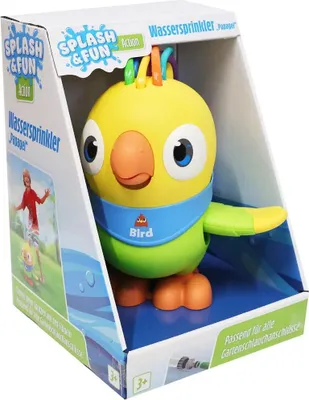 Produktbild von Wassersprinkler Spielzeug Papagei - buntes Gartenspielzeug