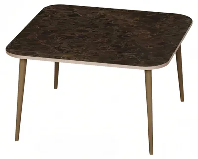 Image de Table basse en bois marron moderne table de salon élégante