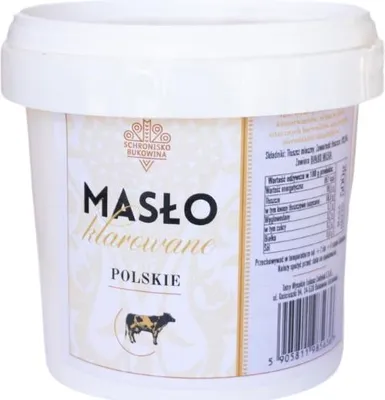 Zdjęcie produktu dla Masło klarowane 500 g – Schronisko Bukowina