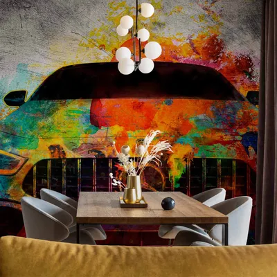 Produktbild von Vlies Fototapete - Great Car 250x175 cm Streetart i-A-10005-a-a