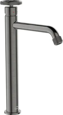 Produktbild von Laveo MURO Waschtischarmatur hoch, graphit, inkl. Click Clack