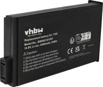 Produktbild von vhbw Akku kompatibel mit HP CompaQ NC6000-PL559US, NC6000-PL561UA, NC6000-PL560US, NC6000-PL568US, NC6000-PL564US Notebook (4400 mAh, 14,4 V, Li-Ion)