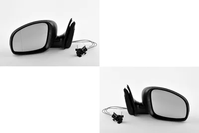 Produktbild von Außenspiegel kompatibel zu Skoda Fabia 54 12/06-12/14 Set Lin Re schwarz 5J1857507D 5J0857507 5J0857521H 5J0857537 5J08575379B9 5J18575 Johns
