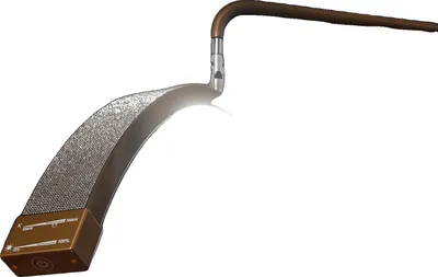 Image de Lampe LED en forme de demi-lune, angle réglable, température de couleur bicolore 3200 K-5600 K, dorée