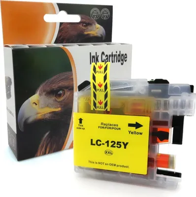 Produktbild von D&C Tintenpatrone ersetzt Brother L-125 YELLOW