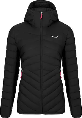 Image de Salewa Doudoune pour femme très légère avec capuche, couleur:noir, taille:38