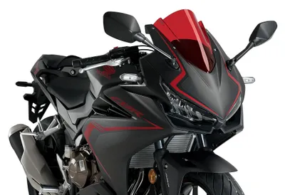 Produktbild von Windschild Puig Z-Racing-Scheibe 305 x 265 mm mit ABE für Honda CBR500R, CBR500R Eclutch Bj. 2019 - 2026