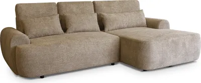 Produktbild von Robin Inspire Ecksofa Mit Schlaffunktion Bettkasten L Form Sofa Eckcouch Schlafcouch Freistehend Rechts Aldo Beige 266 x 160 x 87 cm