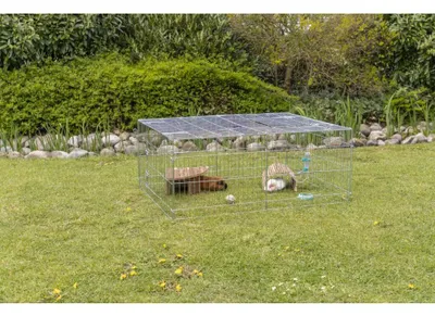 Produktbild von TRIXIE Freilaufgehege mit Abdeckung - diverse - 144 × 58 × 116 cm