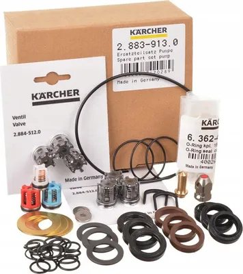 Produktbild von Reparatursatz für Pumpe, Zylinderkopf für KARCHER HDS 895 M ECO, HDS 895s, HDS 695s, HDS 695 M ECO, HDS 995 Hochdruckreiniger (2.883-913.0) für 20 mm Kolben