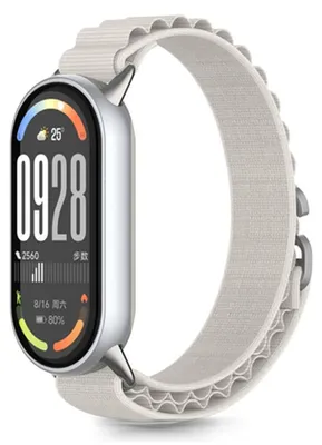 Produktbild von Tech-Protect watch strap Nylon Pro Xiaomi Smart Band 8/9/10, starlight