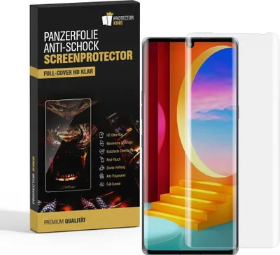 Produktbild von 2x Panzerfolie für LG Velvet FULL COVER Displayschutzfolie Schutzfolie HD KLAR