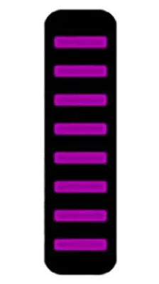 Immagine prodotto di UVP Proguard Bolt On V1 – anteriore – adesivo – Mini – viola