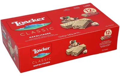 Produktbild von Loacker Classic Napolitaner 12x45g