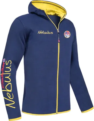 Produktbild von Nebulus Sweatjacke NORTIS Herren, Übergangsjacke, Freizeitjacke, P6553 - Herren, navy-gelb, L