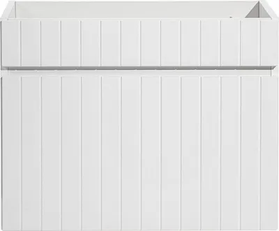 Produktbild von Waschtischunterschrank geriffelt weiß - 60 cm - SATARA