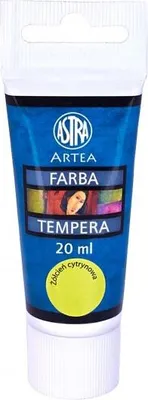 Image de Peinture à la détrempe professionnelle Artea 20ml - Jaune citron, 307118003