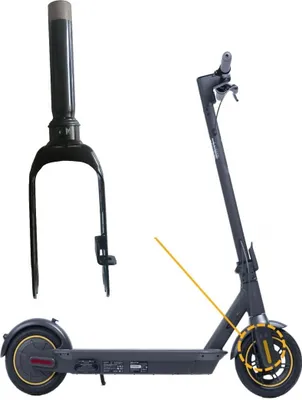 Produktbild von Federgabel vorne für Ninebot Max G30 / Motus Scooty 10 / Frugal Power Elektroroller - Farbe SCHWARZ