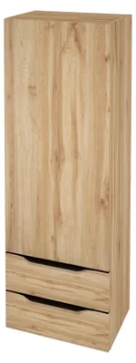 Imagen del producto de Armario Kolpa MALAYA con puerta y cajones, modelo M 1301, acabado en roble natural