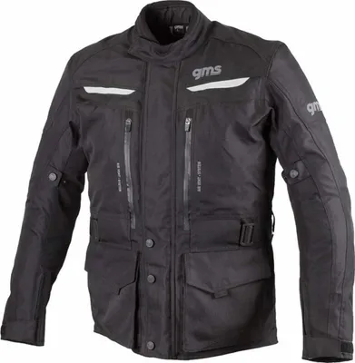 Zdjęcie produktu dla Tekstylna kurtka motocyklowa GMS Gear, czarna, XS