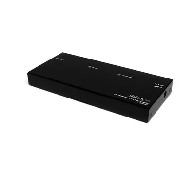 Productafbeelding van StarTech.com HDMI® videosplitter met 2 poorten en audio - 1 ingangsapparaat - 2 displays - 1 x HDMI-aansluiting