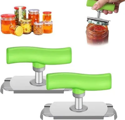 Produktbild von Famanu Glasöffner 2 Stück - Schraubdeckelöffner für Gläser und Dosen
